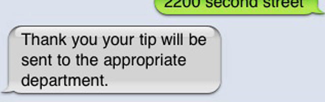 Texted Tip