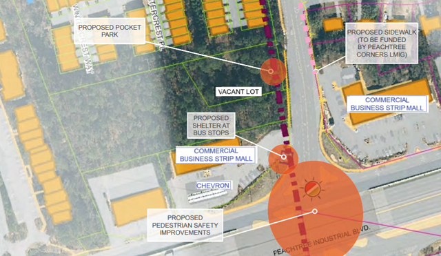 Peachtree Corners Area Study Map