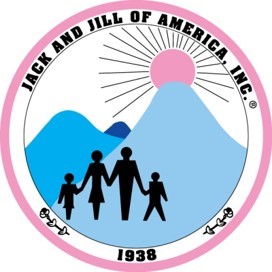 Jack & Jill logo features a family in front of a blue mountain