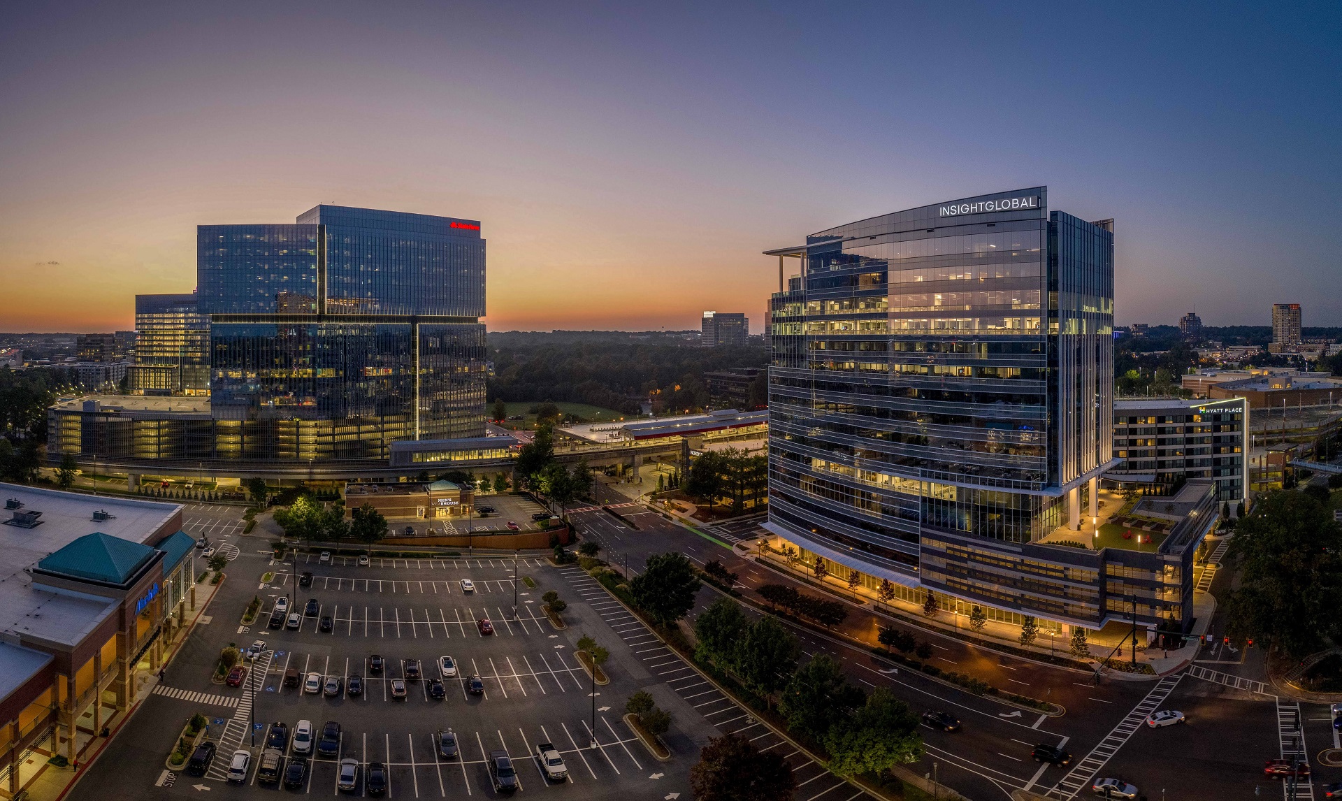 Perimeter Center skyline July 2022