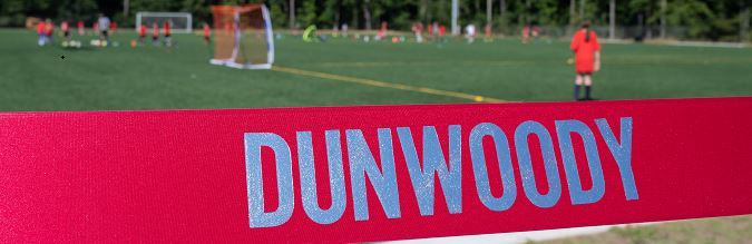 soccer fields ribbon cutting closeup