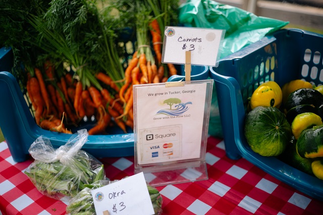 Farmers market vegetables, photo courtesy of Austin Rapp