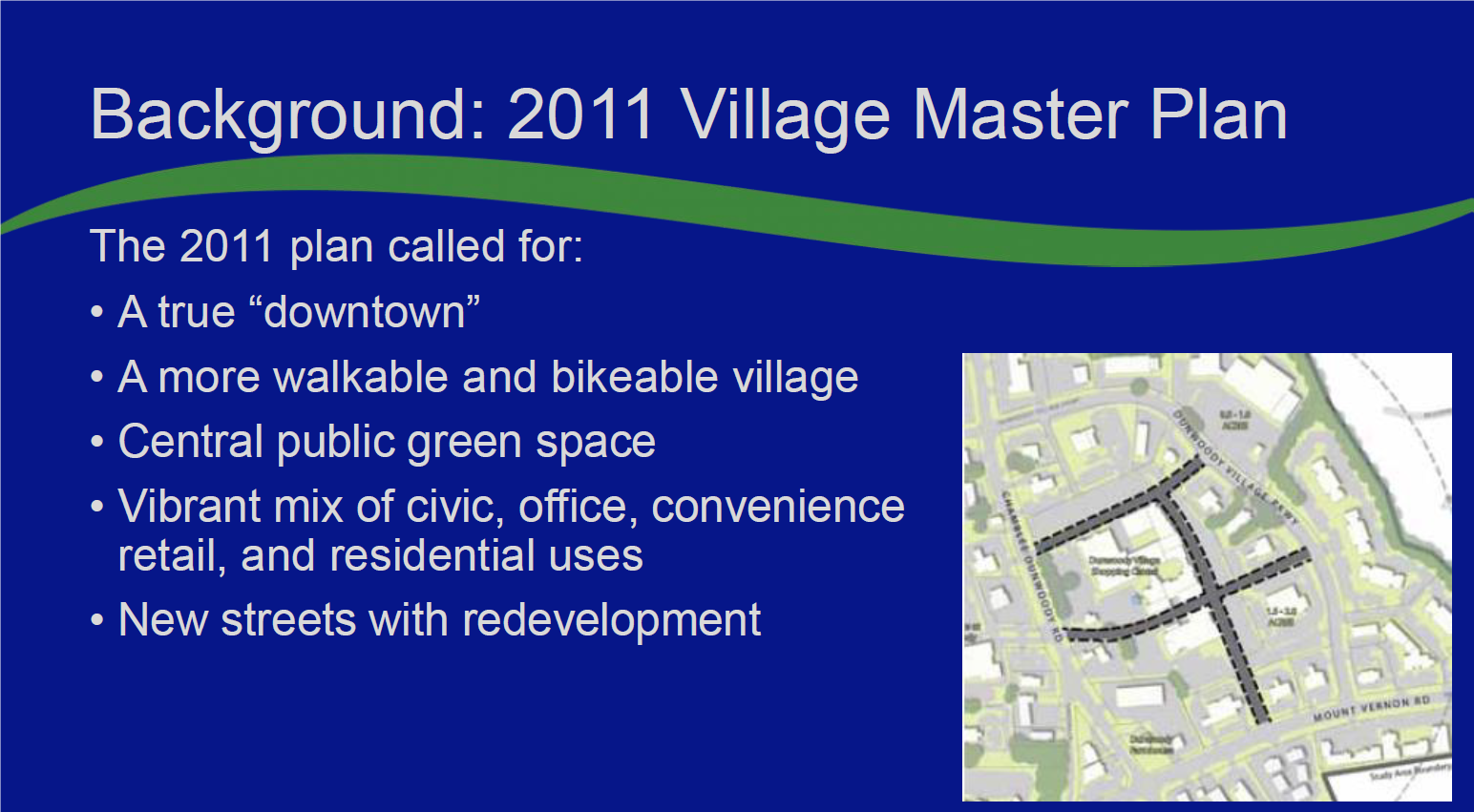 Village Crossroads midterm project recommendations