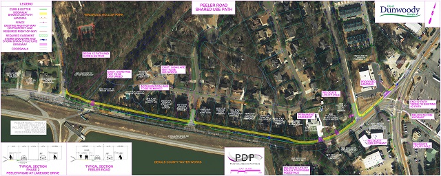 Peeler Road Shared-Use path concept image