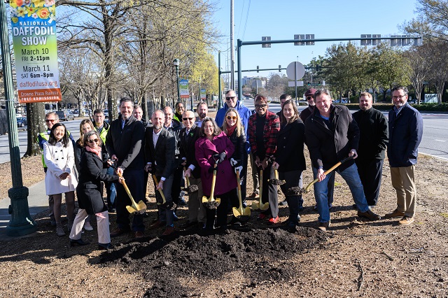 Ashford Dunwoody Path Groundbreaking Photo by Paul Ward