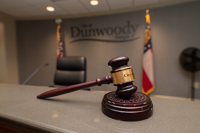 Dunwoody Municipal Court gavel