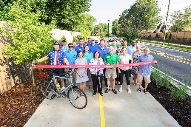 Winters Chapel Trail ribbon cutting