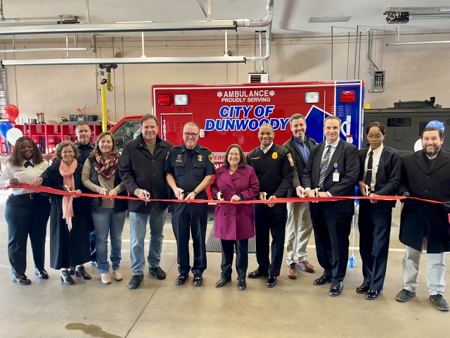 Council, DeKalb, AMR dedicate new ambulance