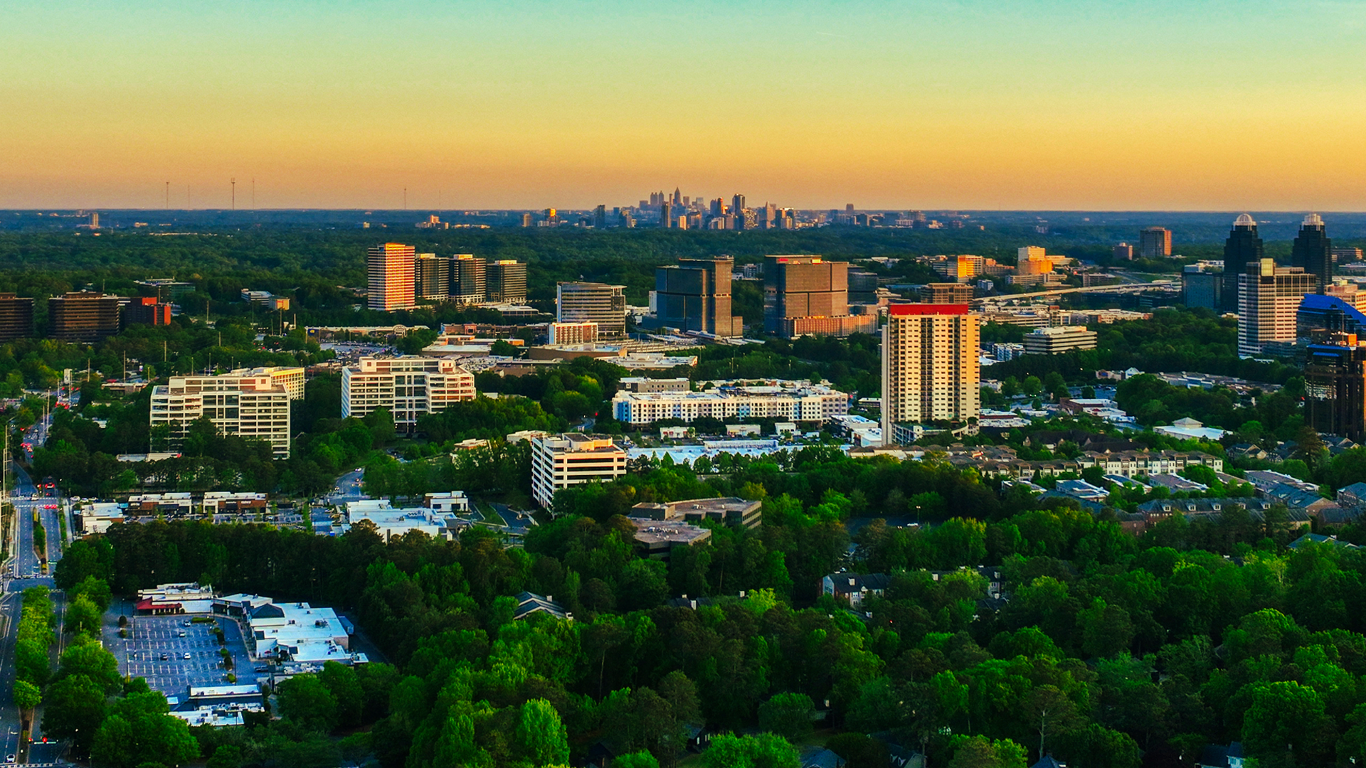 Dunwoody skyline by John Trimble