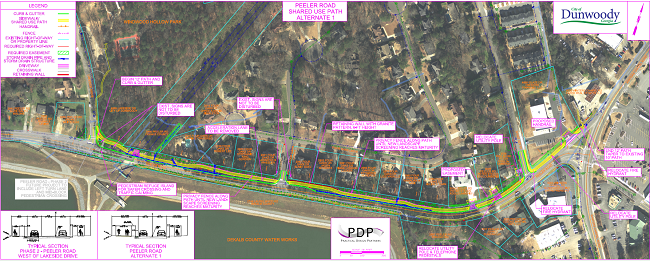 Peeler Road Shared-Use path concept image