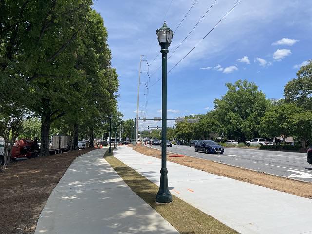 Ashford Dunwoody Path in progress