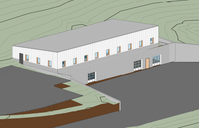 Brook Run maintenance facility rendering