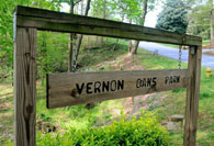 Vernon Oak Park Sign